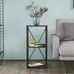 Етажерка 3/34 Ferrum-decor Серії Коннект 73x34x28 чорний ДСП Венге 16мм (FRD-105548)