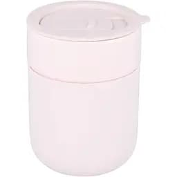 Кавові чашки 295 мл з кришками OldBro Cute Travel Mugs з захисним силіконовим чохлом Pink