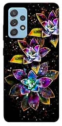 Чохол Demsky Flowers on black для Samsung Galaxy A52 4G / A52 5G