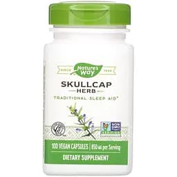 Шлемник Nature's Way Scullcap трава 850 мг 100 капсул