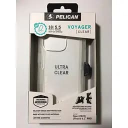 Протиударний чохол із кліпсою Pelican Voyager для iPhone 14 Pro Прозорий аналог OtterBox Defender - мініатюра 6