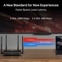 Mercusys Маршрутизатор MR25BE BE3600, 3x GE LAN, 1x GE WAN, MESH - мініатюра 7