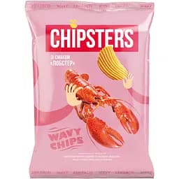 Чипсы картофельные Chipster's Лобстер волнистые 95 г