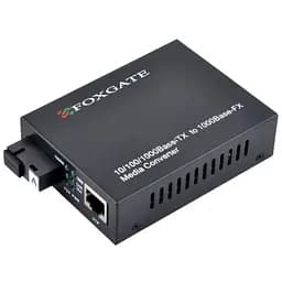Медиаконвертер EC-Q-1G-1SM-1550nm-20 FoxGate