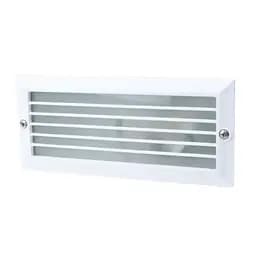 Світильник Brille вуличний для сходів E27 20W IP54 white (AL-01G)