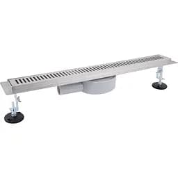 Душовий канал Qtap Scorpio FA800 з нержавіючої сталі поворотний сифон/сухий затвор