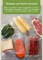 Домашній вакууматор для продуктів 90 Вт Кухонний вакуумний пакувальник, Вакуматор, Спаювач - мініатюра 10