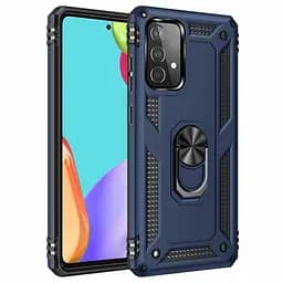 Ударостійкий чохол Serge Ring for Magnet для Samsung Galaxy A72 4G / A72 5G Темно-синій - мініатюра 2