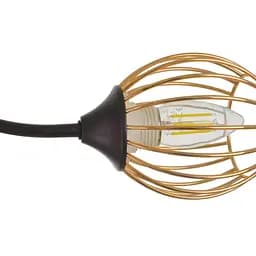Люстра Brille лофт стельова в зал E27 60W BK (BL-967C/5) - мініатюра 6