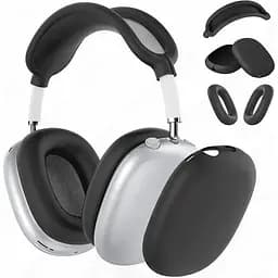 Чехол-накладка DK для Apple AirPods Max 1 / 2 | Silicone Candy Friendly 3в1 (black)