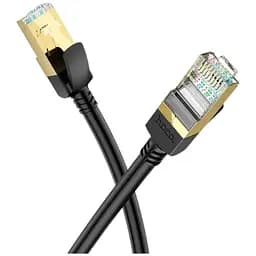 Кабель Hoco US02 Level pure copper gigabit ethernet cable L 5 м Black
