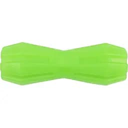 Игрушка для собак Agility гантель с отверстием 15 см зеленая