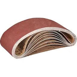 Лента шлифовальная Vitals 75х457 мм з. 180, 10 шт. коричневая (173566)