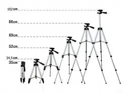 Штатив AC PROF TRIPOD 3110 GP791 35-102 см (Grey) [72305] - мініатюра 5