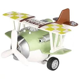 Літак металевий інерційний Same Toy Aircraft зелений SY8016AUt-2
