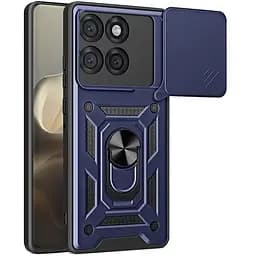 Чохол Ummi Camshield Serge Ring для Motorola Edge 60 Pro Синій / Navy