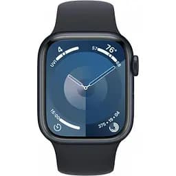 Смарт-годинник Apple Watch Series 9 GPS 45 mm Midnight Aluminum Case w. Midnight Sport Band-S/M (MR993) - мініатюра 2