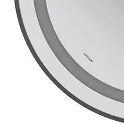 Дзеркало Mixxus Premium Ellipse MV05-80x70-Reverse Black MP6646, Чорний - мініатюра 7