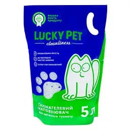 Наповнювач Lucky Pet для котячого туалету силікагелевий 5 л