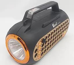 Мультимедийная колонка радиоприемник Fepe FP-23-S Bluetooth с солнечной панелью и фонариком