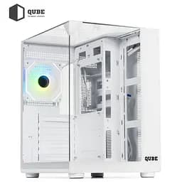 Корпус QUBE AQUARIUM ARGB WHITE (AQUARIUM_GWNU3) - мініатюра 5
