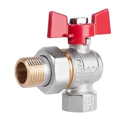 Кран кульовий "Американка" SD Plus 1/2" ВЗ кутовий SD222NW15PN40