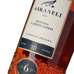 Бренді Askaneli 6 років 40% 0.5 л  - мініатюра 5
