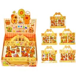 Набір наліпок "Капібара" SZ/137 Різнокольоровий