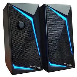 Колонки компьютерные GT-Speaker 2, черные, с подсветкой и Bluetooth, акустическая система для ПК