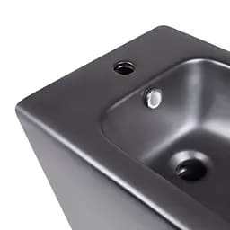 Біде підлогове Qtap Robin 565x360x405 Black matt QT13442141CMB, Чорний матовий - мініатюра 4
