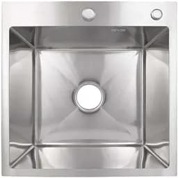 Кухонная мойка встроенная Lidz Handmade H5050H Decor Honeycomb 2,5/0,5 мм LDH5050DEC48365