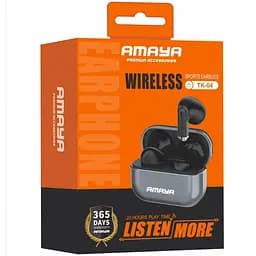 Бездротові TWS навушники Amaya TK04 Black - мініатюра 2