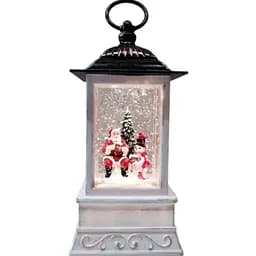 Новогодний ночник Xmas WDL-24004A Санта со снеговиком ночник с эффектом снежного вихря от батареек