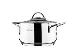 Каструля Ardesto зі скляною кришкою Black Mars 1.8л нержавіюча сталь kuh0014690 - мініатюра 3