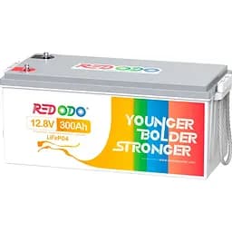 Аккумулятор Redodo LiFePO4 12V (12.8V/300Ah/3840Wh) (Redodo-12.8V300) [123769]