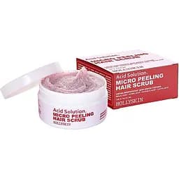 Скраб для шкіри голови і волосся Hollyskin Acid Solution Micro Peeling Hair Scrub, 130 г