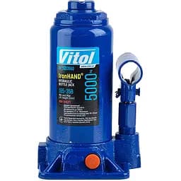 Домкрат гідравлічний телескопічний Iron Hand 5т 185-358 мм 4.1 кг (IH-185355D)