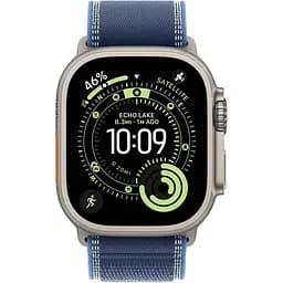 Смарт-годинник Apple Watch Ultra 3 49mm Natural Titanium Case with Blue/Bright Blue Trail Loop M/L (MEWU4) - мініатюра 2