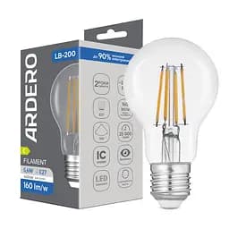 Світлодіодна лампа Ardero LB-200 5.6 Вт E27 4000K