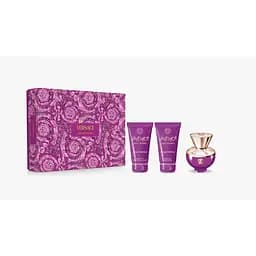 Набір Versace Dylan Purple 100 мл парфумована вода, 100 мл гель для душу, 100 мл лосьон для тіла