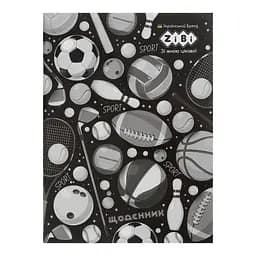 Щоденник шкільний Sport, А5, 40 аркушів, м’яка обкладинка, скоба, глянцева ламінація, Smart Line