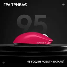 Бездротова миша Logitech G Pro X Superlight 2 LightSpeed Wireless Magenda (910-006797) Б/в - мініатюра 13