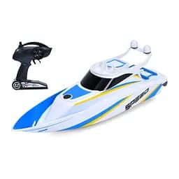 Катер на радиоуправлении, 2.4G, аккумулятор, 35 см, свет, USB-зарядка, 40x19x17 см (В ассортименте) 3321