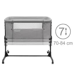 Приставне ліжечко Kidwell Snuzzy Light Grey - мініатюра 4