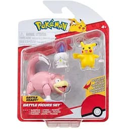 Набор игровых фигурок Pokemon W18 - Пикачу, Литвик, Слоупок