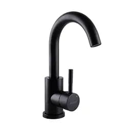 Змішувач для умивальника Globus Lux Alpen SBT1-101S-BB Чорний матовий