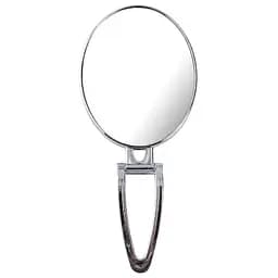 Дзеркало косметичне Salon Professional настільне 6 дюймів для щоденного макіяжу овальне сріблясте