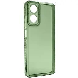 Чохол TPU Starfall Clear для Oppo A17 Зелений