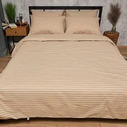 Комплект постільної білизни Moon&Star Бязь Gold Люкс Sand Lines King Size 220x240 наволочки 2х40х60 - мініатюра 2