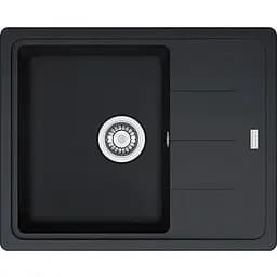 Кухонна мийка Franke Basis, фраграніт, прямокутник, з крилом, 620х500х200мм, чаша - 1, накладна, BFG 611-62, воникс
